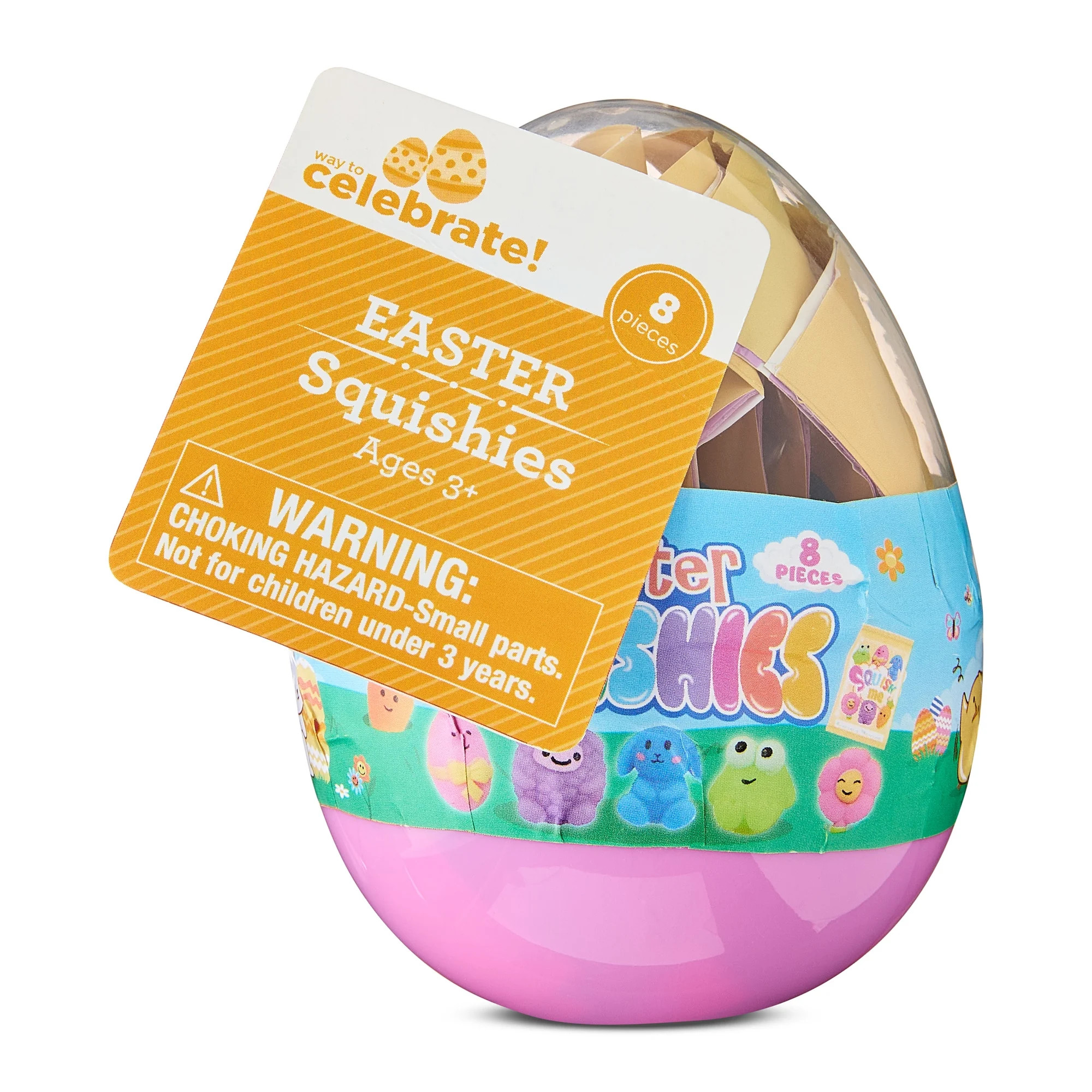 Squishie Toys, Multicolor, 8 Count, Easter by Way To Celebrate | Walmart (US)