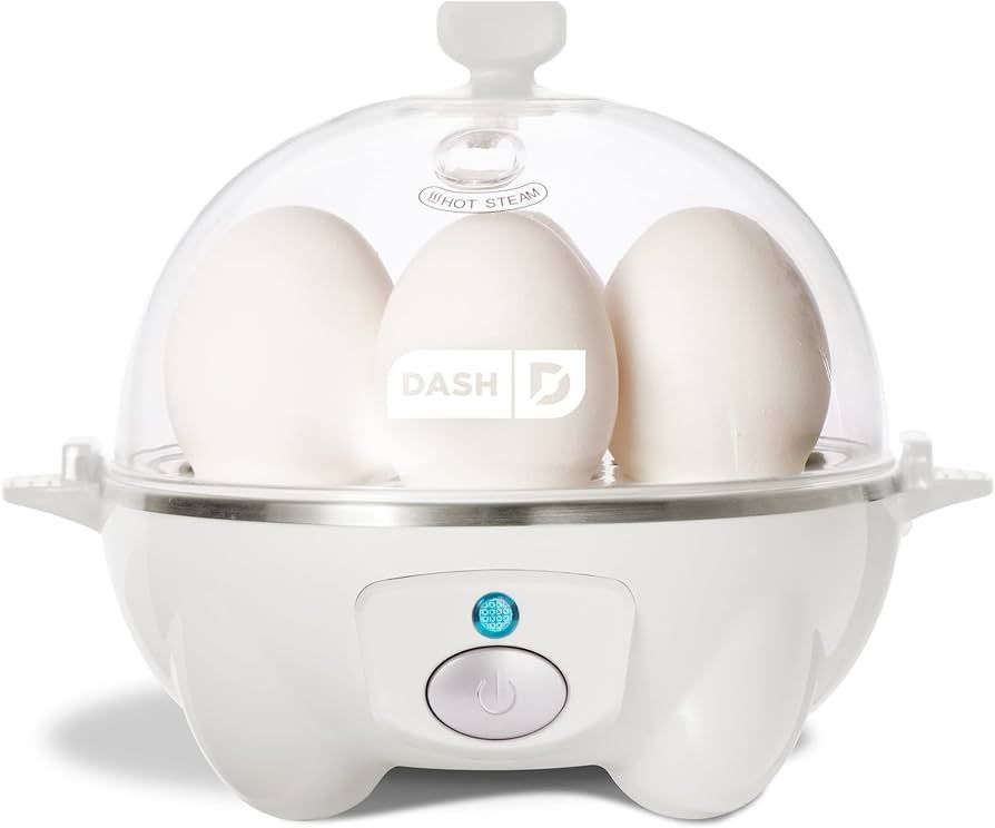 DASH Rapid Egg Cooker: 6 Egg Capacity Electric Egg Cooker for Hard Boiled Eggs, Poached Eggs, Scr... | Amazon (US)