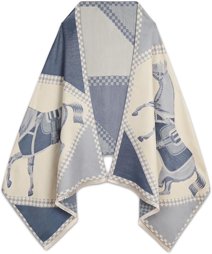 EXTREE Scarfs for Women Pashmina Silky Shawl Wrap for Evening Dressing Blanket Open Front Poncho ... | Amazon (US)