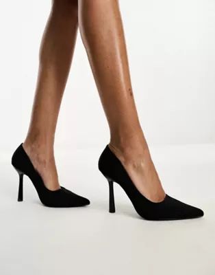Glamorous pointed high heeled court shoes in black | ASOS (Global)