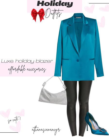 Festive holiday luxe satin blazer outfit 



#LTKHoliday
#LTKSeasonal
#LTKsalealert 
#LTKunder50
#LTKunder100
#LTKstyletip
#LTKitbag
#LTKbeauty
#LTkshoecrush 