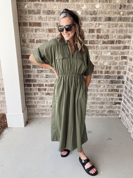 Summer’s hottest trend - Utility dresses - this one sold out quick but I linked an identical one from Abercrombie - perfect fit for summer 🔆

#LTKfindsunder50 #LTKworkwear #LTKstyletip