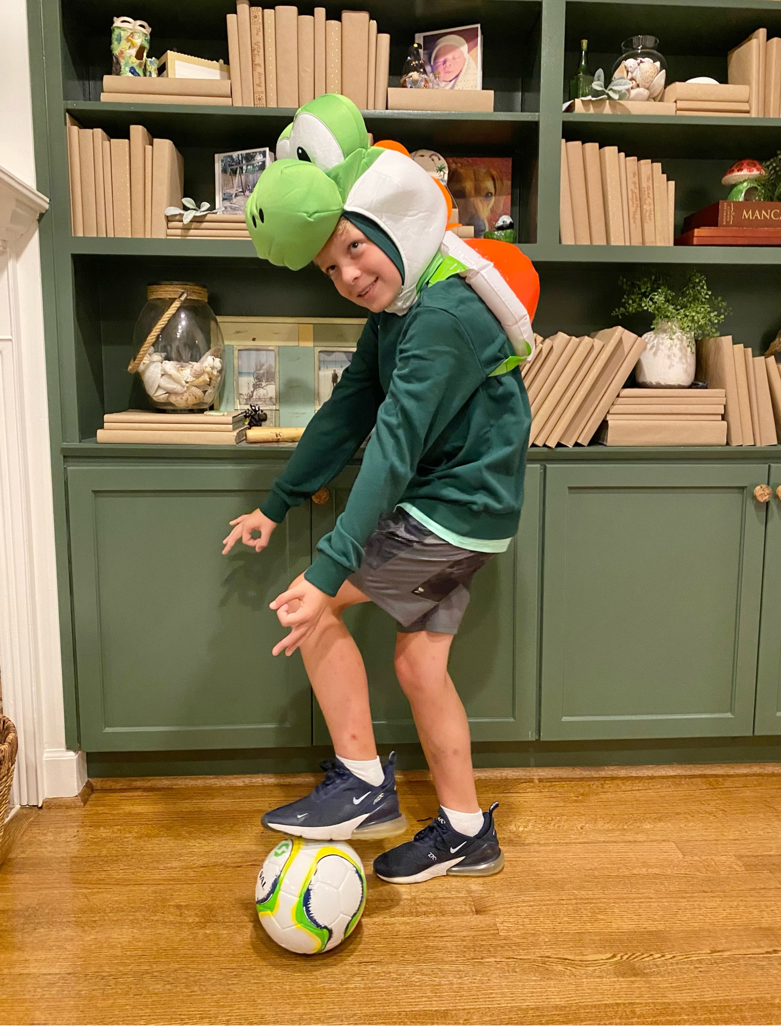 He got me! I definitely looked into the circle when I was taking the picture 🤣 Happy Halloween!

#LTKkids #LTKfamily #LTKHalloween