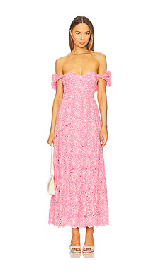 Line & Dot Tasia Maxi Dress in Pink from Revolve.com | Revolve Clothing (Global)