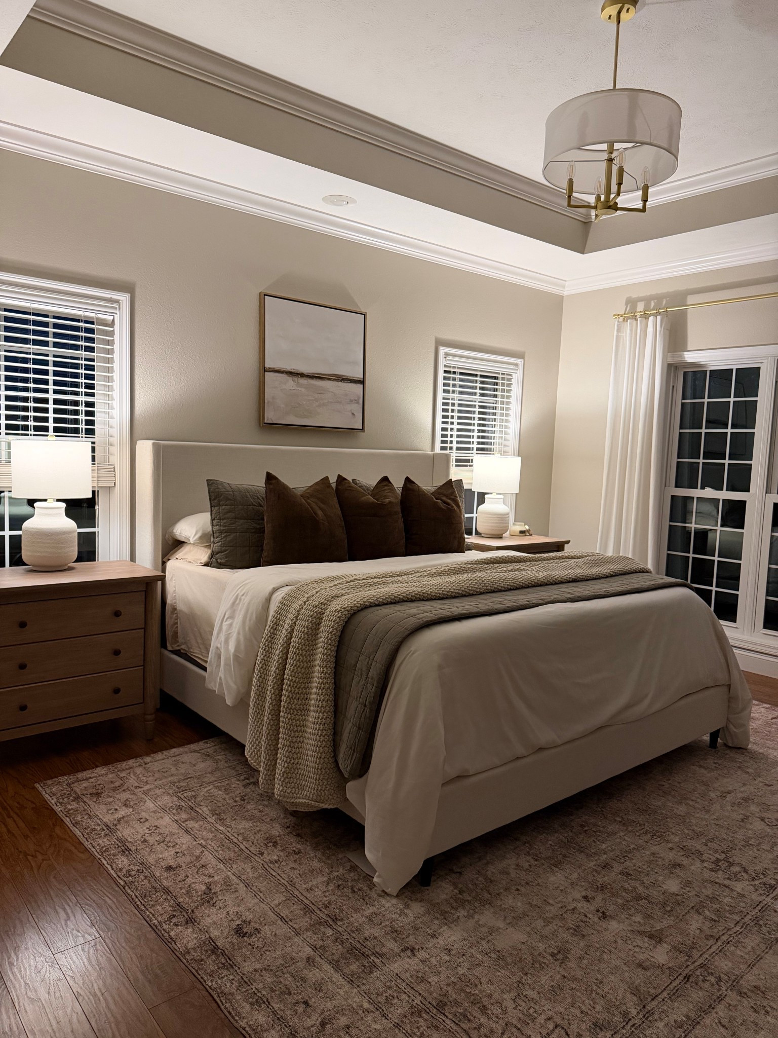 Master bedroom. Wayfair bedroom furniture. Amazing bedding. ✨

#LTKSeasonal #LTKmorningroutine #LTKHome