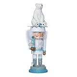 Kurt Adler 17-Inch Hollywood Polar Bear Nutcracker | Amazon (US)