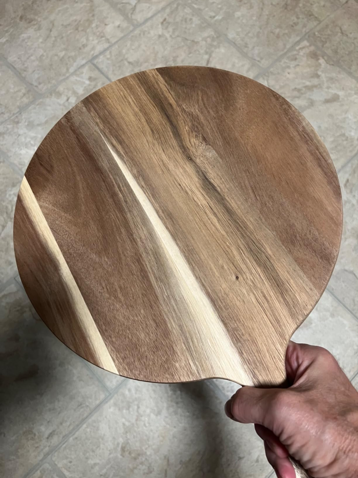 ZeQi Acacia Wood Cutting Board with Handle 13.7''X7'' / Charcuterie Board/Serving Board/Cheese, B... | Amazon (US)