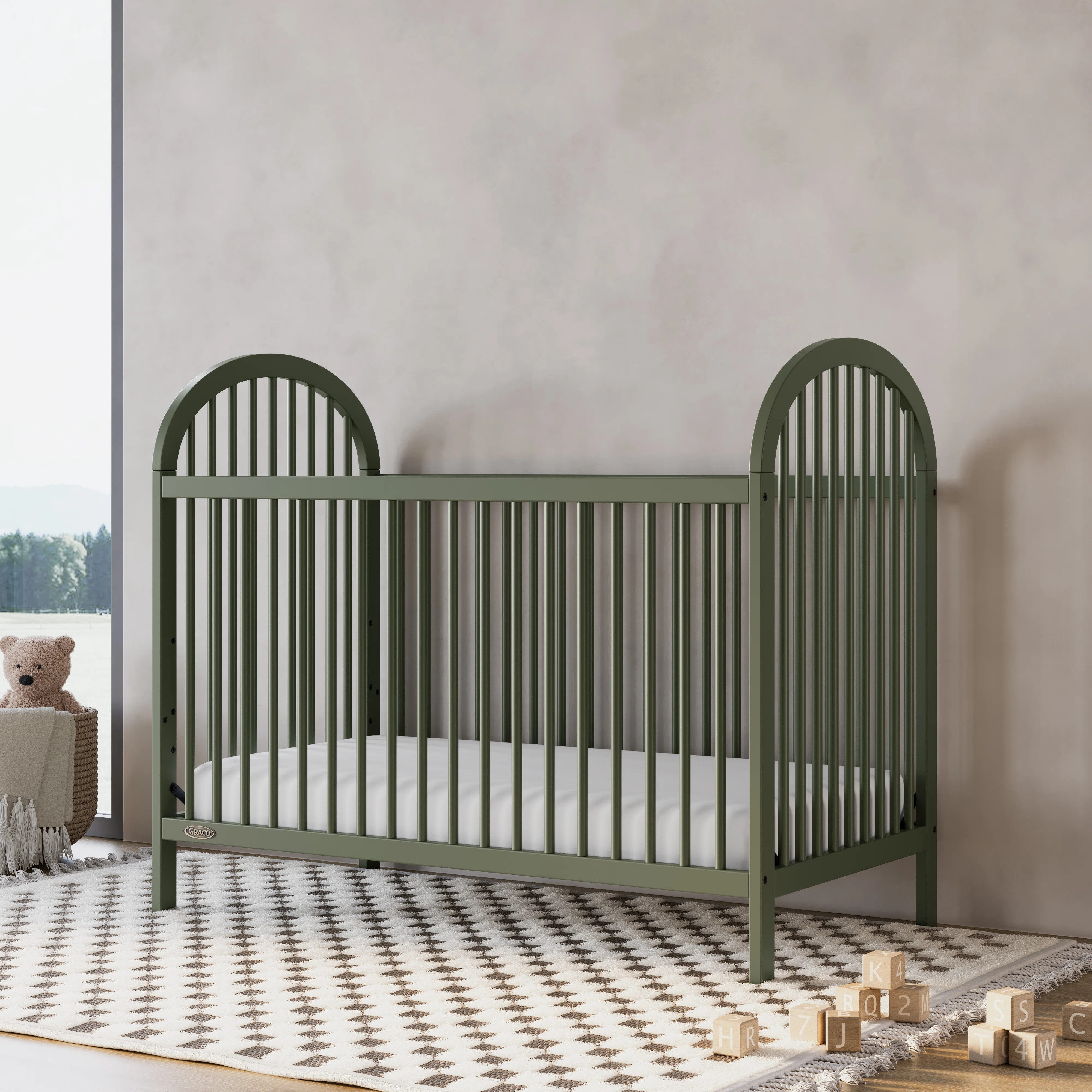 Olivia 3-In-1 Convertible Crib | Wayfair North America