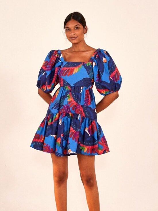 FARM Rio | Rainbow Macaw Mini Dress | Poshmark