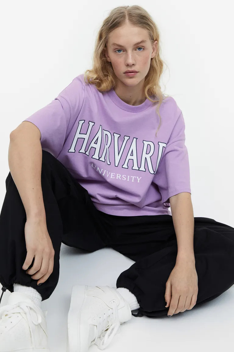 Oversized Printed T-shirt | H&M (US + CA)