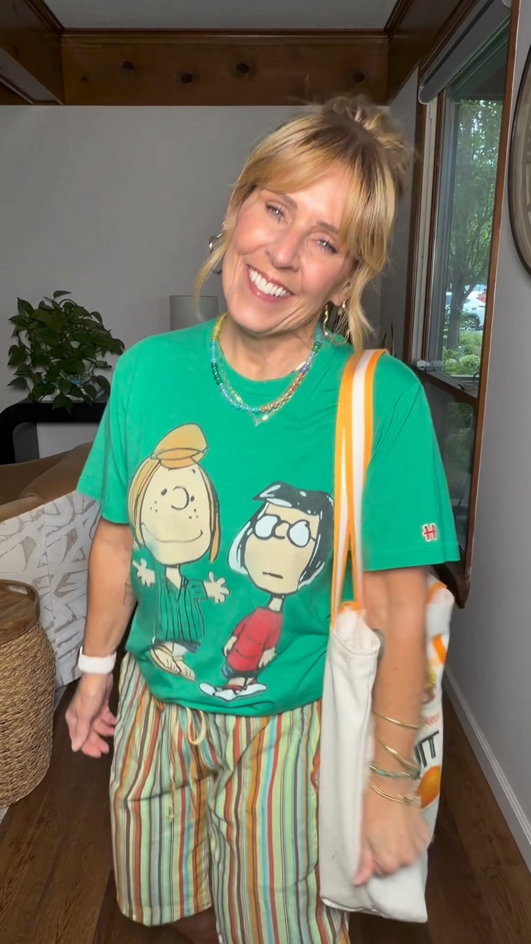 Size M in @HOMAGE  tee. Size S in Free People shorts. I normally wear size 6.

#LTKdayinmylife #LTKWorkwear #LTKOver40