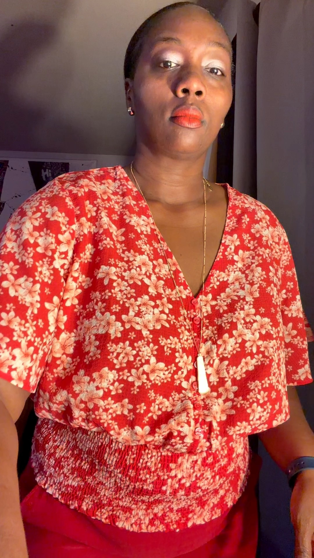 Floral + bold red = a whole moment 🌺❤️

#LTKootd #LTKOver40 #LTKPlusSize