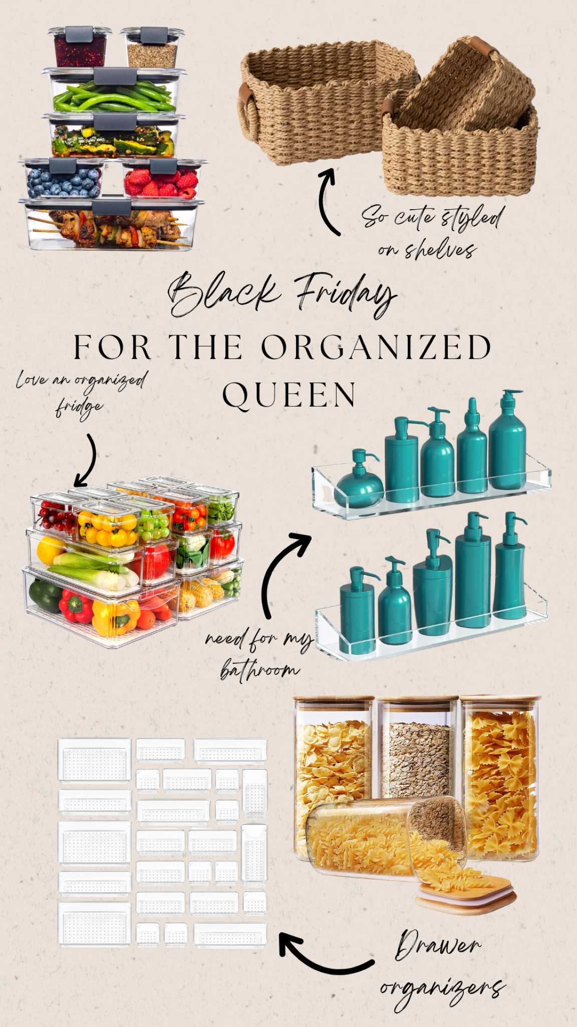 Gifts for the organized Queen! All on sale for Black Friday! 