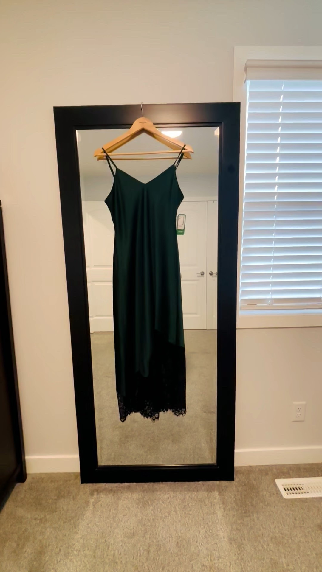 Simons, green silk and lace slip dress.  Perfect for any Christmas holiday party.  Pair it with a pointed kitten heal  

#LTKholiday #LTKdresses #LTKcanada