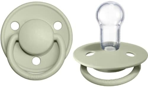 BIBS Pacifiers - De Lux Collection | BPA-Free Baby Pacifier | Made in Denmark | Set of 2 Sage Col... | Amazon (US)