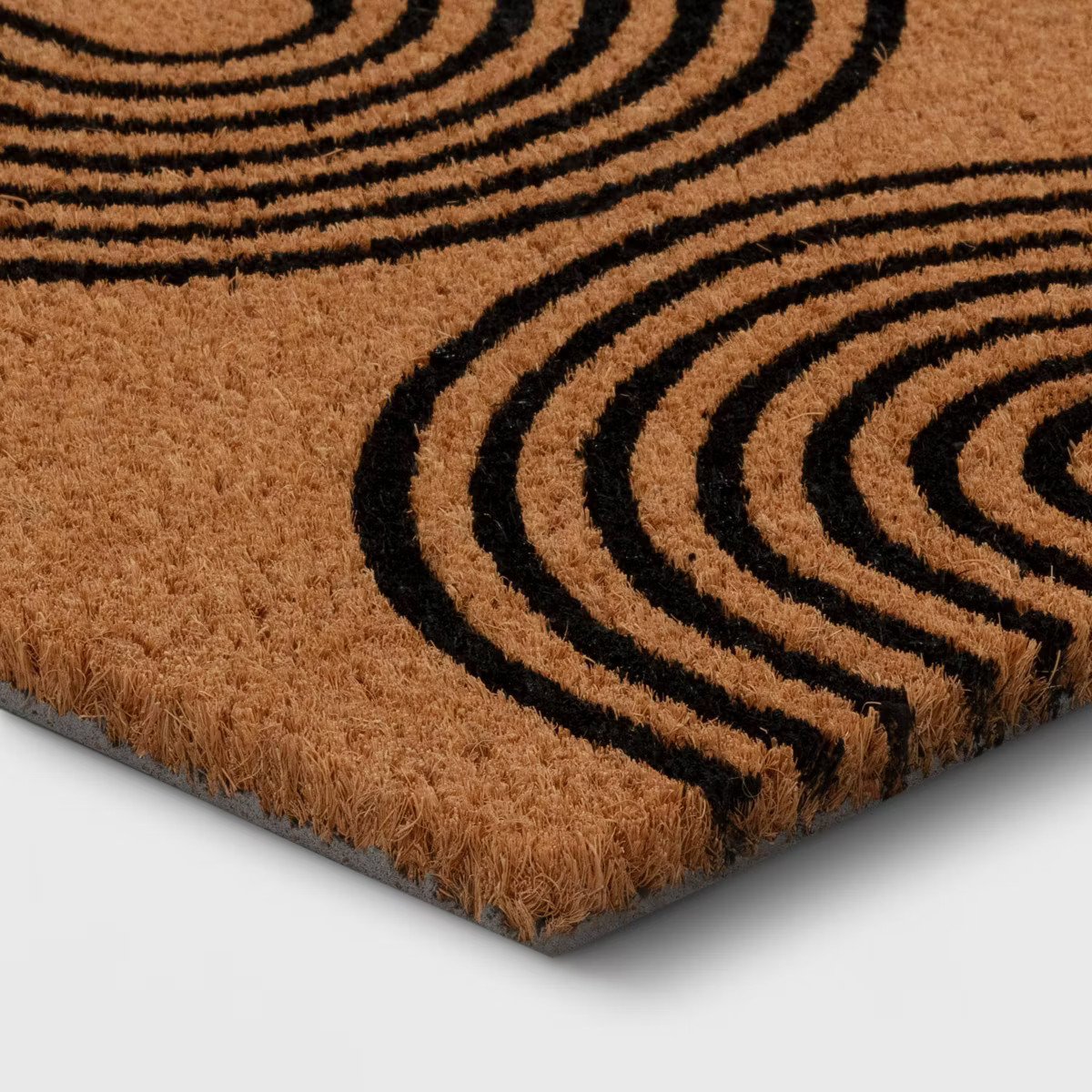 1'6"x2'6" Geometric Arches Doormat Brown/Black - Threshold™ | Target