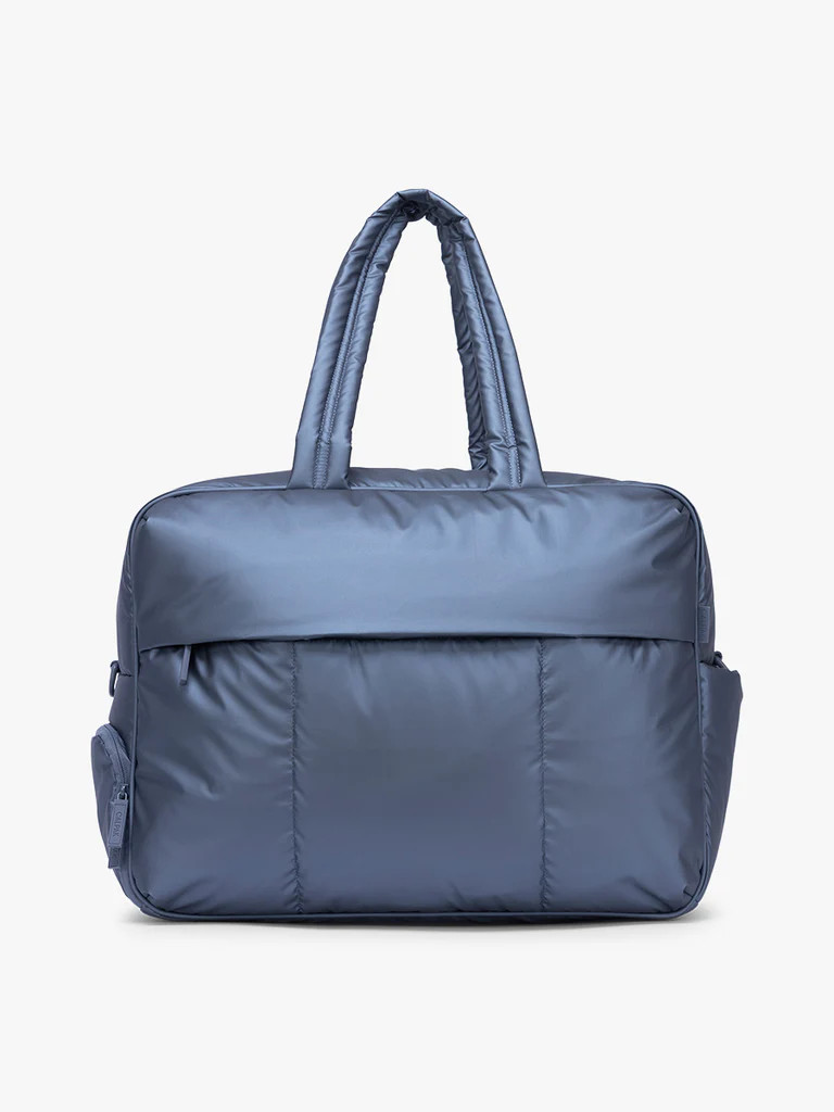Luka Large Duffel in Metallic Indigo | CALPAK