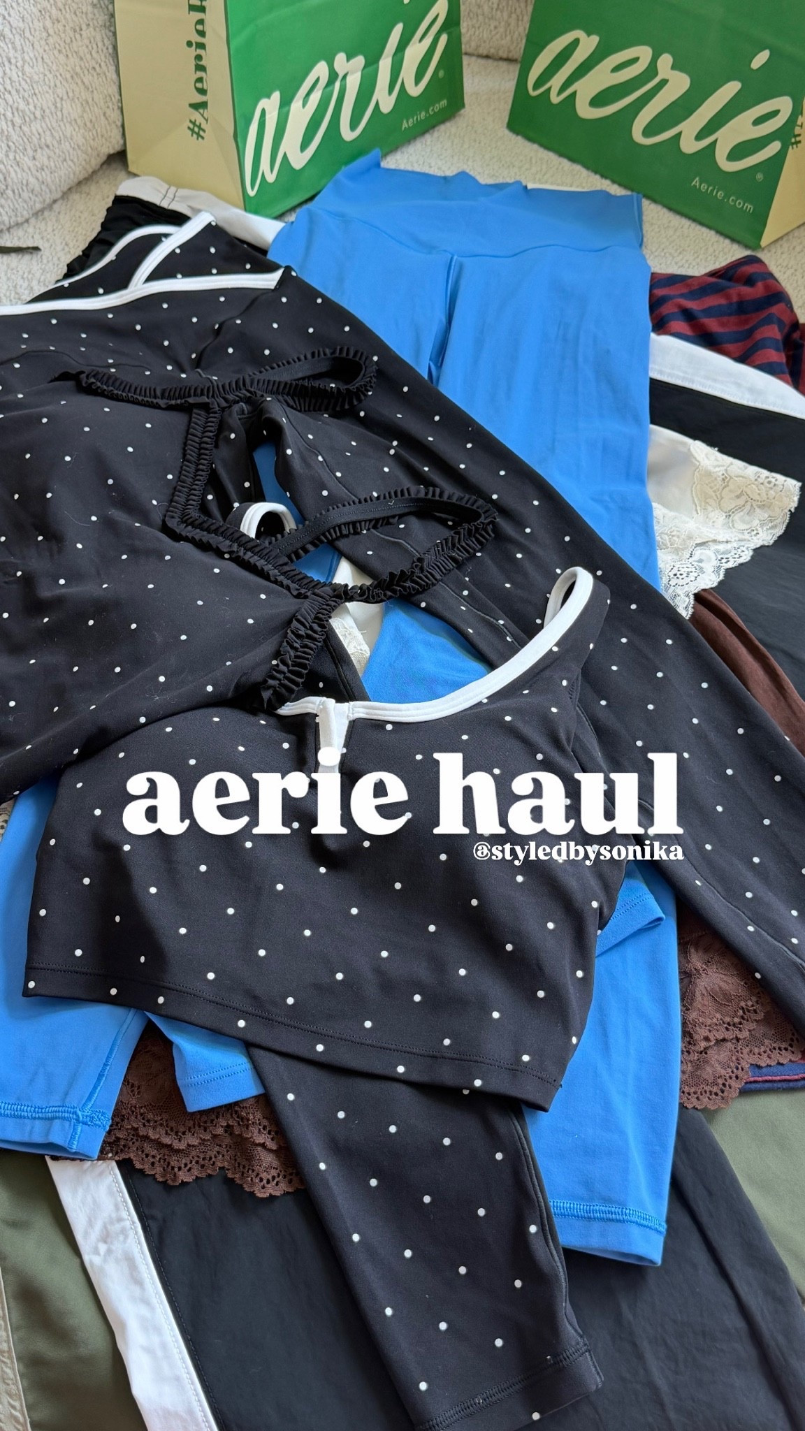 Aerie haul
Xs in everything and fitting is perfect.
Matching sets
Satin lace shorts
Track pants

#LTKActive #LTKSaleAlert #LTKgrwm