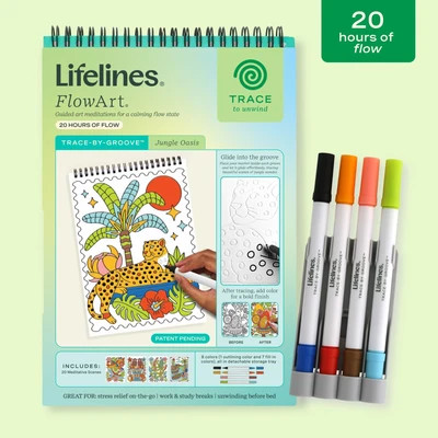 Lifelines FlowArt® - Trace-By-Groove, Jungle Oasis - FlowArt® - Trace-By-Groove, Jungle Oasis | Shop.app