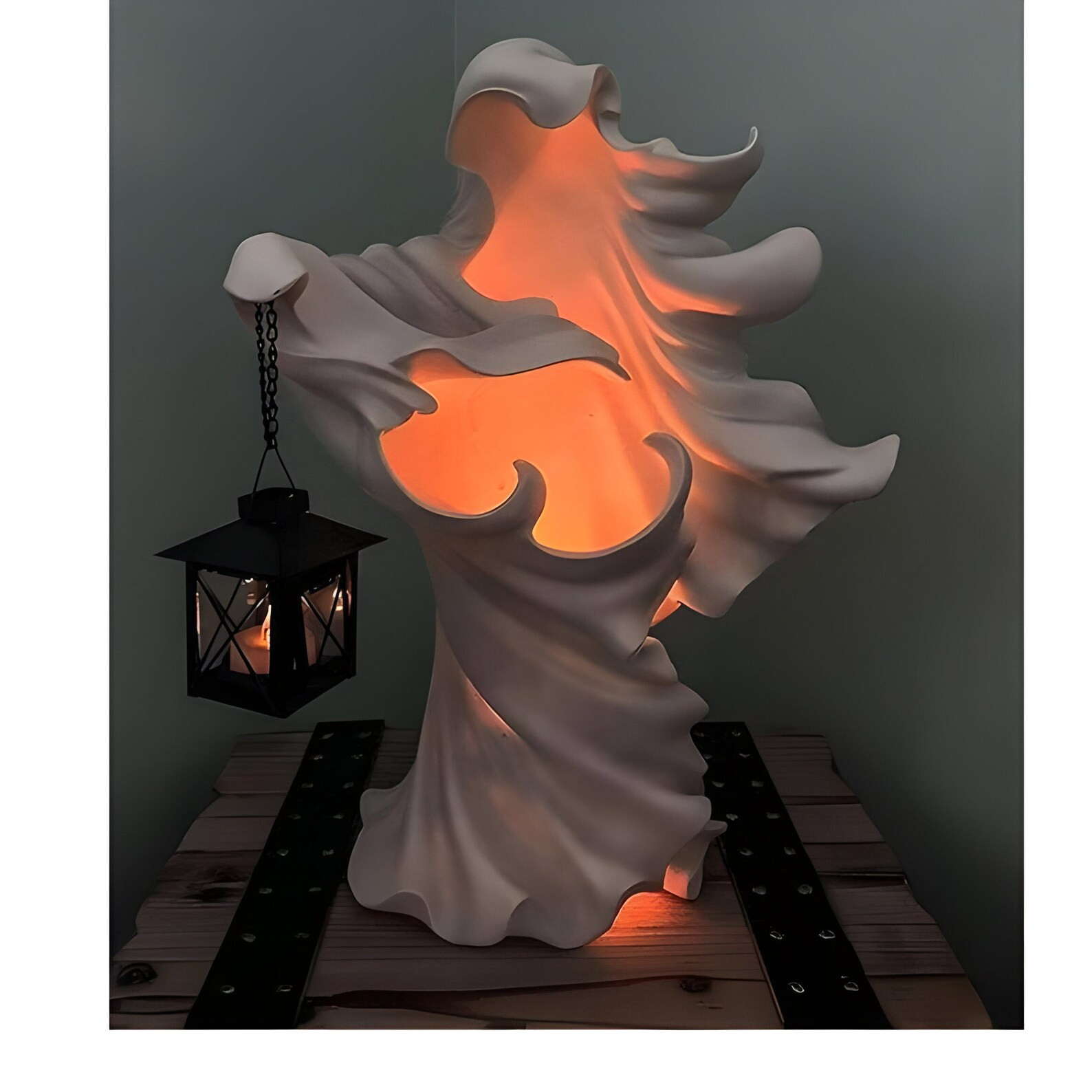 Ghost Lamp Realistic Holiday Decor Witch Light Resin - Etsy | Etsy (US)