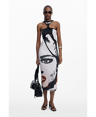 Women's Fitted midi dress face | Macy's