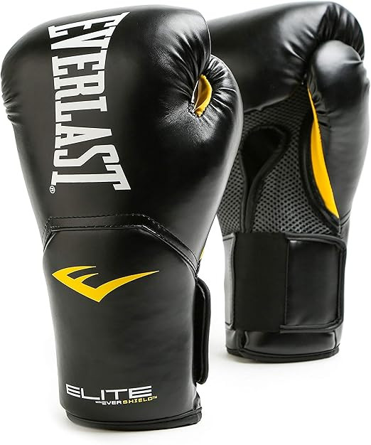 Everlast Elite Pro Style Training Gloves, Black, 16 oz | Amazon (US)