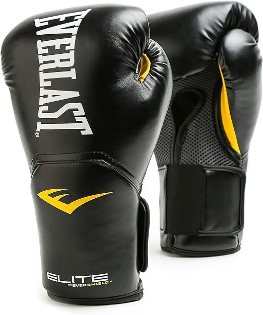 Everlast Elite Pro Style Training Gloves, Black, 16 oz | Amazon (US)