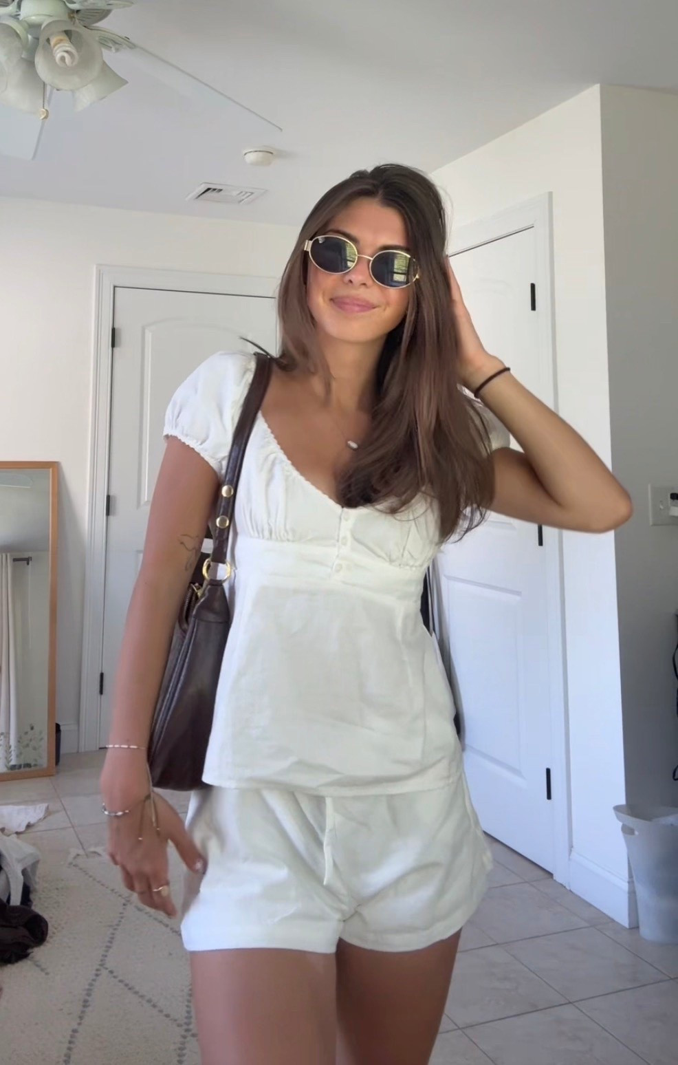 top: Xs 
Shorts: Xs