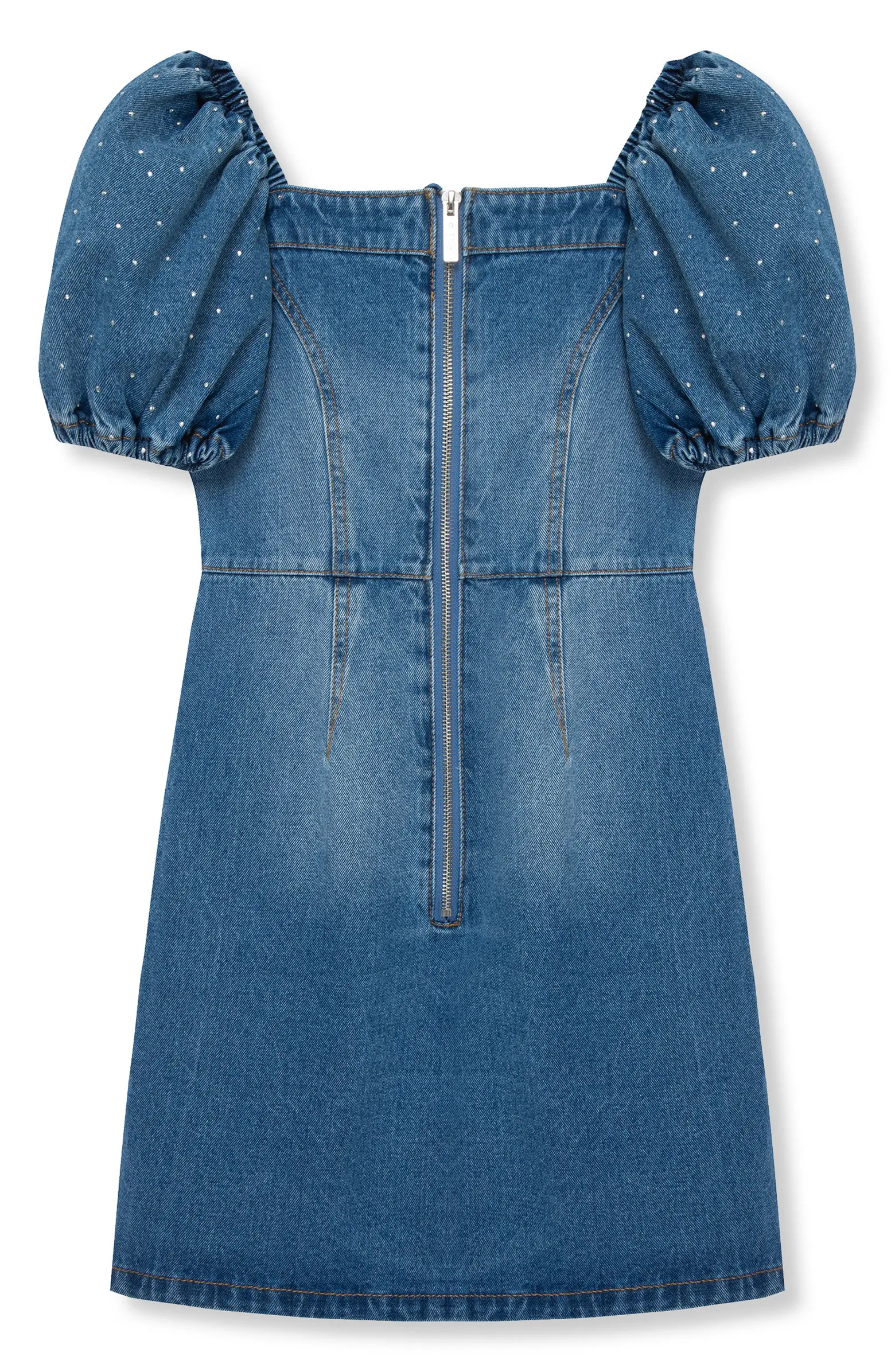 Truce Kids' Rhinestone Denim Dress | Nordstrom | Nordstrom