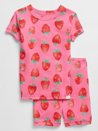 babyGap 100% Organic Cotton Strawberry PJ Set | Gap Factory