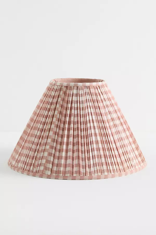 Ruched Empire Printed Lamp Shade | Anthropologie (US)
