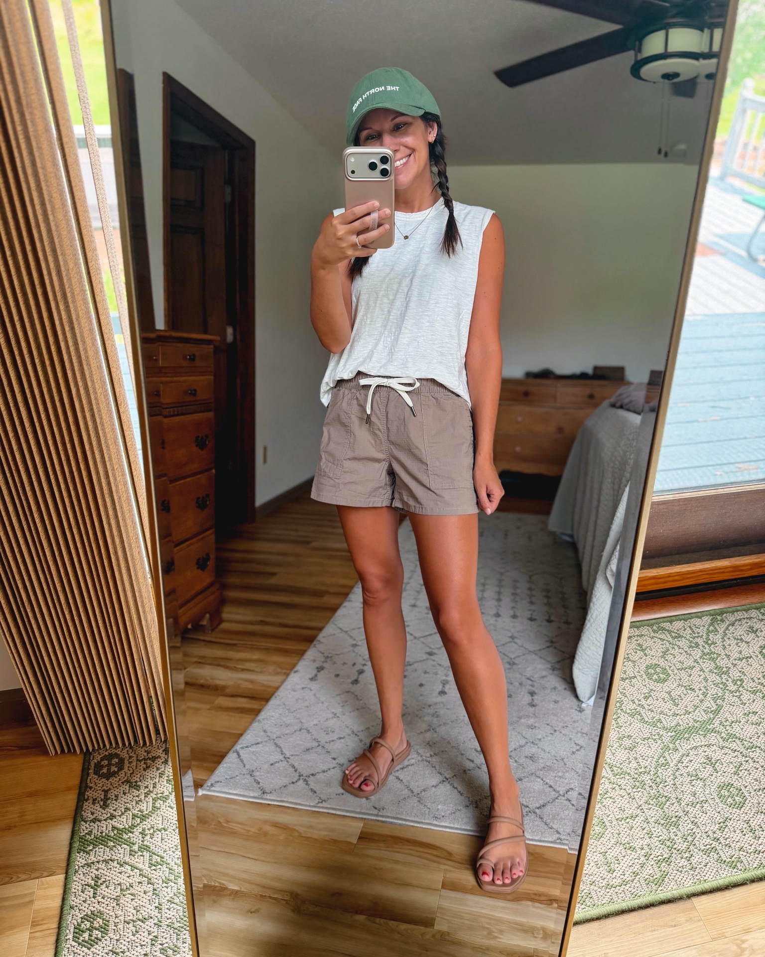 xs in my shorts and Xs in my tank (selling out so I linked similar!)🤍 my croc sandals are size 6. My hat is also selling out so I linked similar ones.

#LTKPetite #LTKootd #LTKgrwm