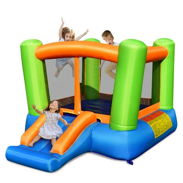 Gymax Inflatable Bounce House Kids Jumping Playhouse Indoor & Outdoor (Blower Not Included) | Walmart (US)