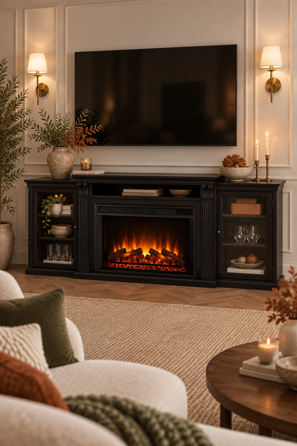 Cozy, functional, and on sale is my favorite combo 😂🤎 These Wayfair fireplace TV stands are such a good find for fall, and select Labor Day deals are up to 70% off. I’m loving all the neutral wood, modern, and farmhouse options right now.
#Wayfair #LaborDaySale #FireplaceTVStand #TVConsole #NeutralLivingRoom #FarmhouseHome #ModernHomeDecor #FurnitureDeals #FallHomeIdeas #WayfairFinds 

 #LTKSeasonal #LTKHome #LTKSaleAlert