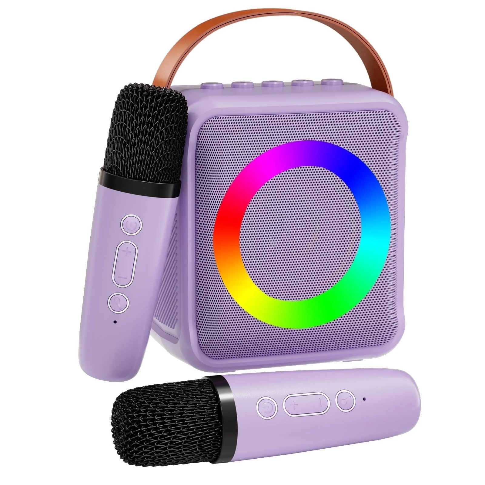 BONAOK Mini Karaoke Machine for Kids, Portable Bluetooth Speaker with 2 Wireless Microphones, Gir... | Walmart (US)