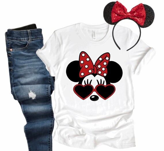 Minnie With Sunglasses | Etsy | Etsy (US)