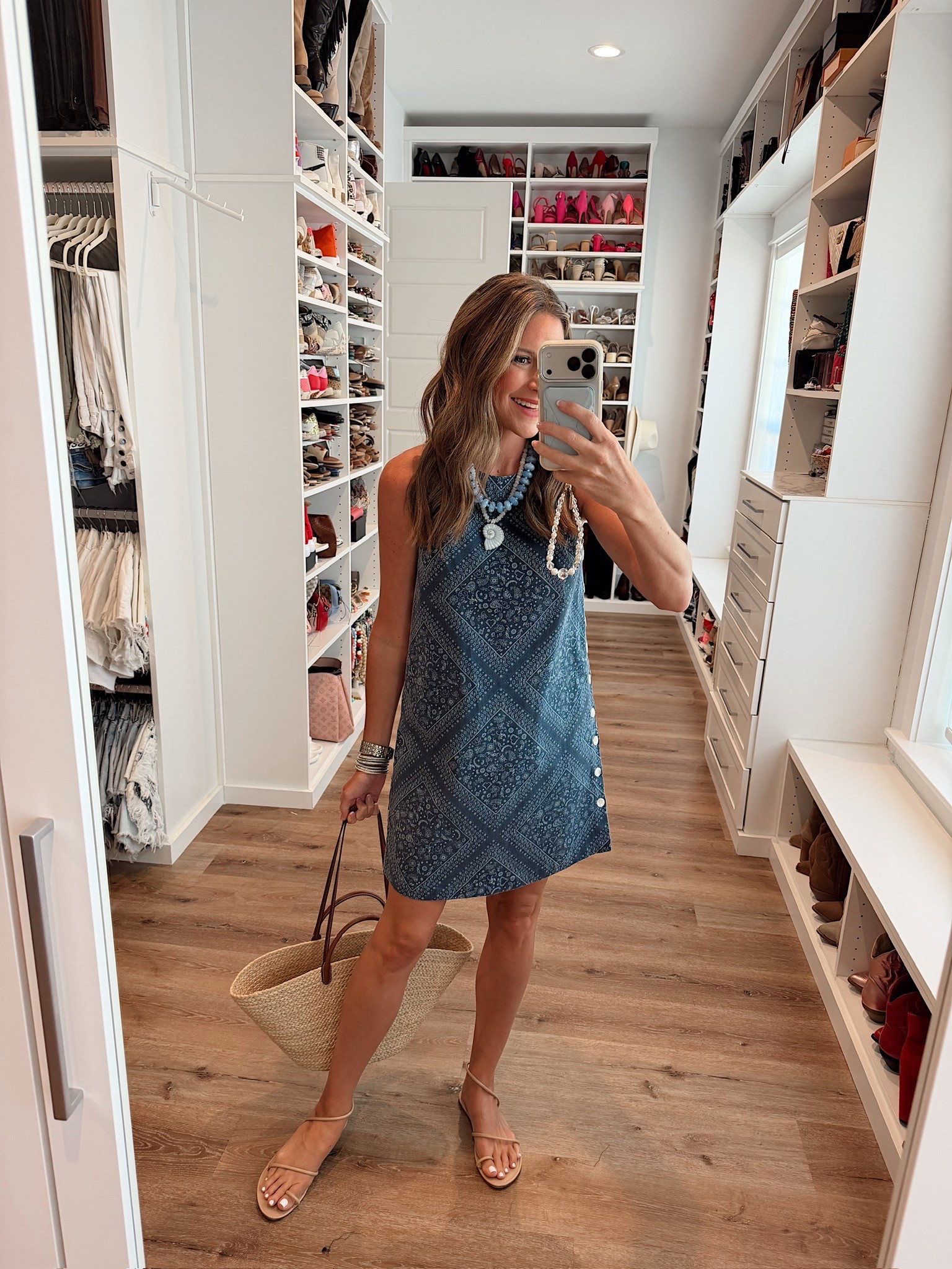 In a small dress, necklaces, sandals and accessories- fits tts.

#LTKootd #LTKgrwm #LTKSeasonal