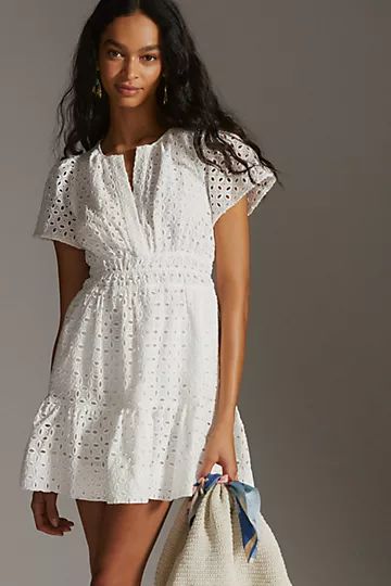 The Somerset Mini Dress: Eyelet Edition | Anthropologie (US)