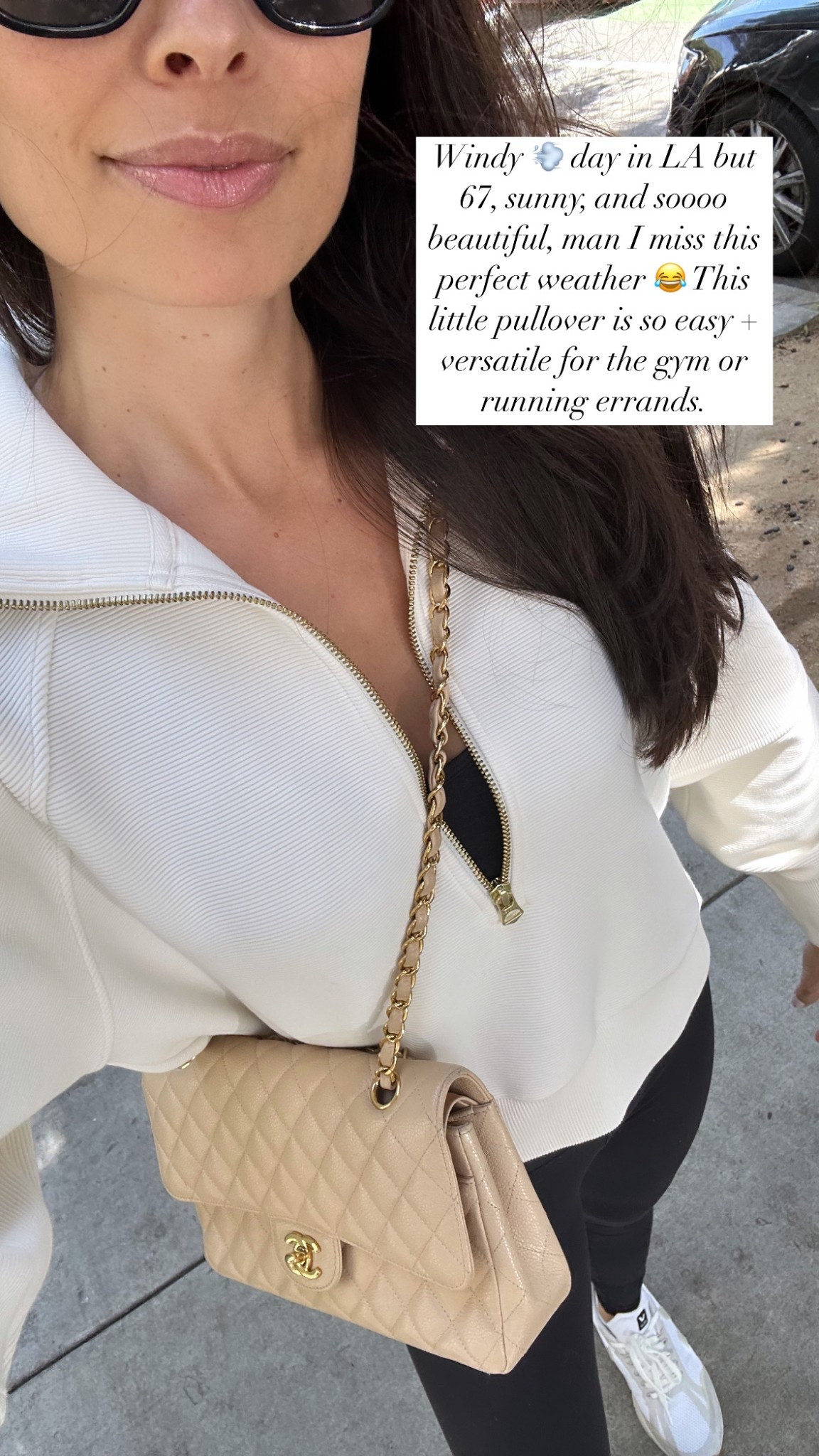 Easy everyday outfit, pullover, sweatshirt, leggings, active, athleisure. 