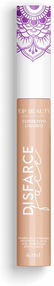 CORRETIVO LIQUIDO TOP BEAUTY DISFARCE FACE COR 01 | Amazon (BR)