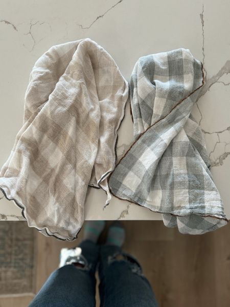 My favorite $20 gingham tea towels are finally back in stock! I have the teal and natural and they have held up really well from daily use and washing.

#LTKfindsunder50 #LTKhome #LTKstyletip