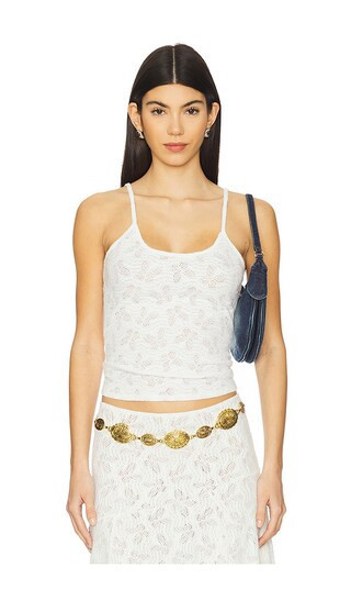 LIONESS Tidal Cami Top in White. - size XXL | Revolve Clothing (Global)