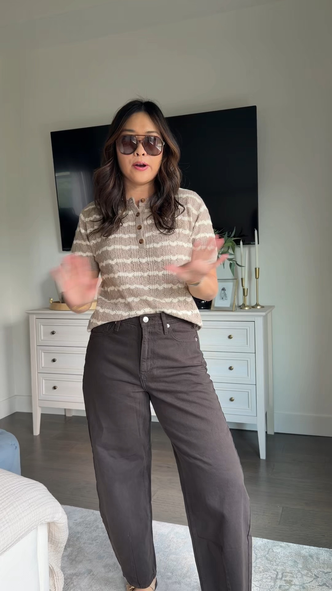 Target try on // pullover // brown barrel denim 

Top: medium 
Jeans: 6 regular

#LTKootd #LTKOver40 #LTKPetite
