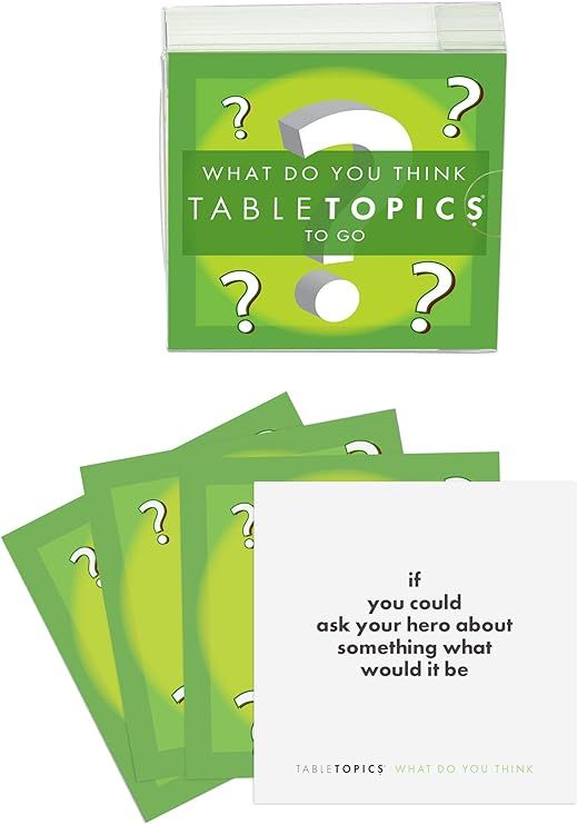 TableTopics TG-0236-A TABLETOPICS to Go - What Do You Think | Amazon (US)