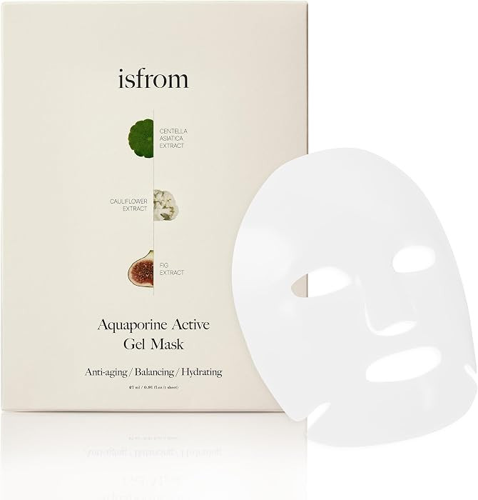 Korean Face Sheet Mask, Hydrating Care, Aquaporin, Seaweed Fiber | Amazon (US)