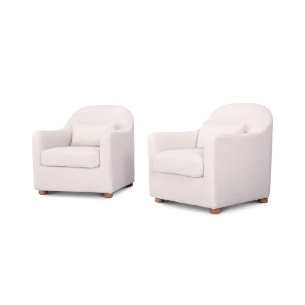 Teaya Upholstered Armchair (Set of 2) | Wayfair North America