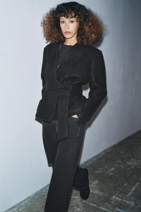 SOFT BELTED JACKET | Zara US