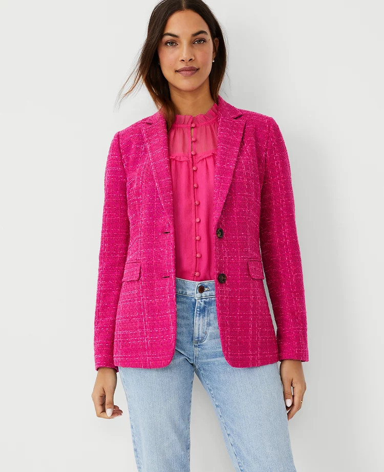The Greenwich Blazer in Tweed | Ann Taylor (US)