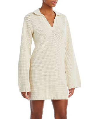 Cotton Waffle Knit Polo Dress Swim Cover-Up | Bloomingdale's (US)