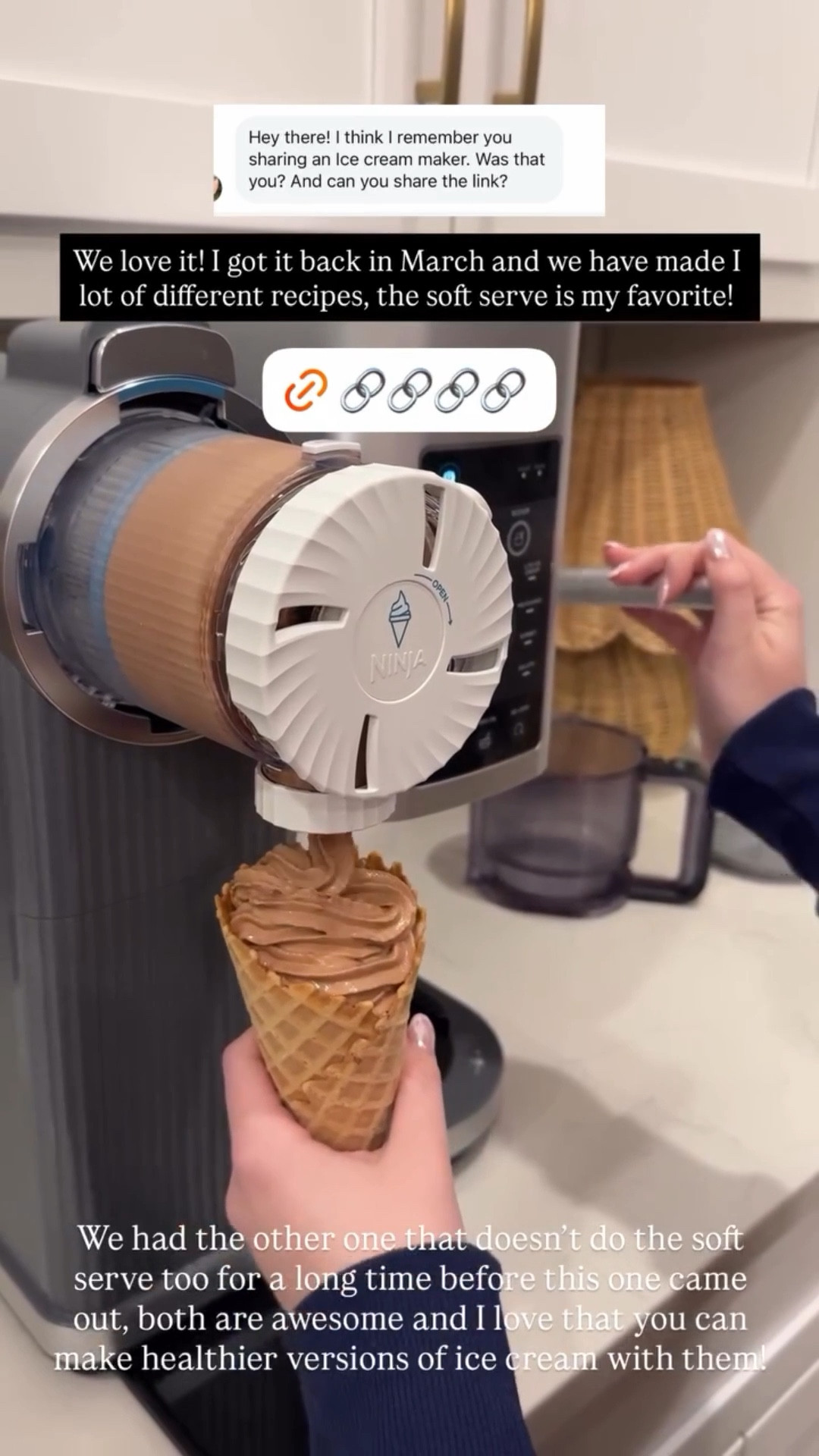 We love it! I got it back in March and we have made I lot of different recipes, the soft serve is my favorite! We had the other one that doesn’t do the soft serve too for a long time before this one came out, both are awesome and I love that you can make healthier versions of ice cream with them!